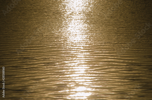 Reflection of sunlight in the water, texture