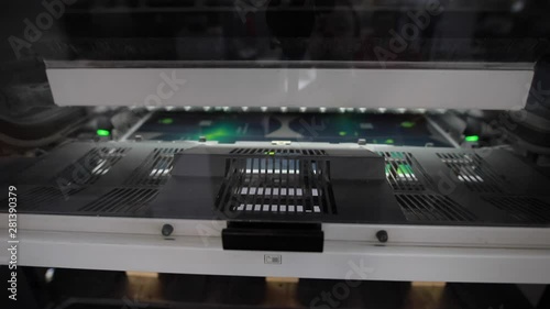 Wallpaper Mural Paper print factory, typography machine in the work Torontodigital.ca