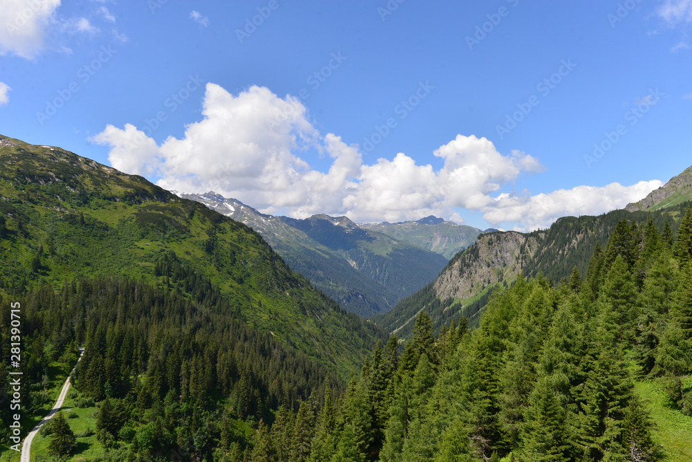 Silvretta-Gebirgsgruppe in Montafon-Vorarlberg 