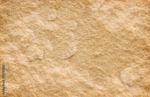 Sandstone natural brown background with cracked patterns , copy space