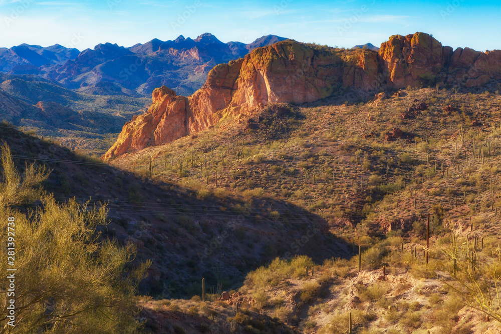 Desert landscape, Arizona.