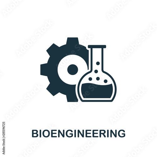 Bioengineering vector icon symbol. Creative sign from science icons collection. Filled flat Bioengineering icon for computer and mobile