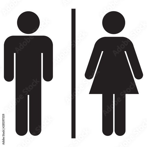 Male and Female Restrooms