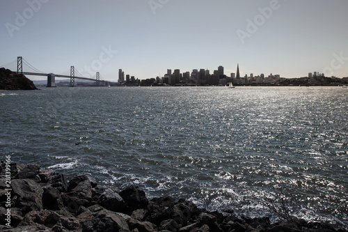 Vue skyline San Francisco et de sa baie 