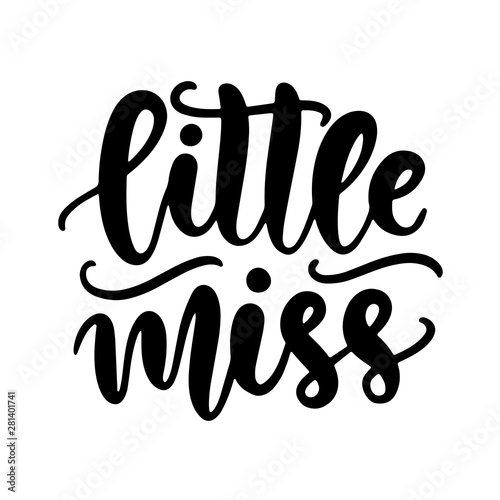 Little Miss. Kids fashion, T shirt design, Nursery wall art