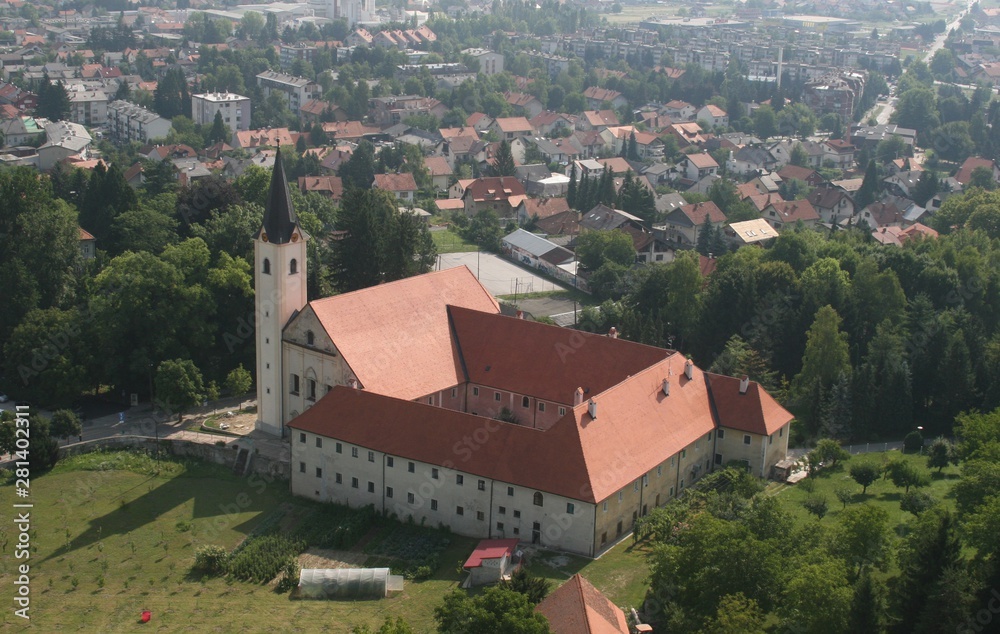 Church of the Assumption of the Virgin Mary and Franciscan Monastery in Samobor, Croatia