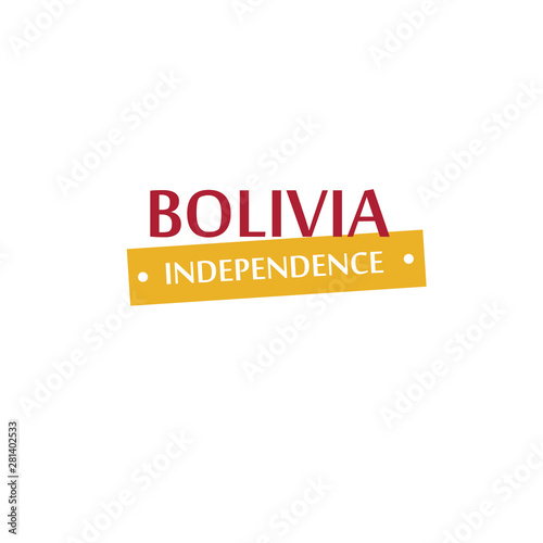 Bolivia Independence Day Celebration Vector Template Design Illustration © WIC Studio