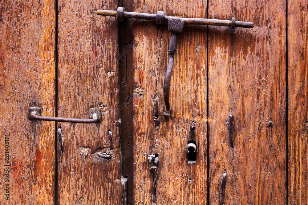keyhole and heck of wooden door keyhole and heck of wooden door