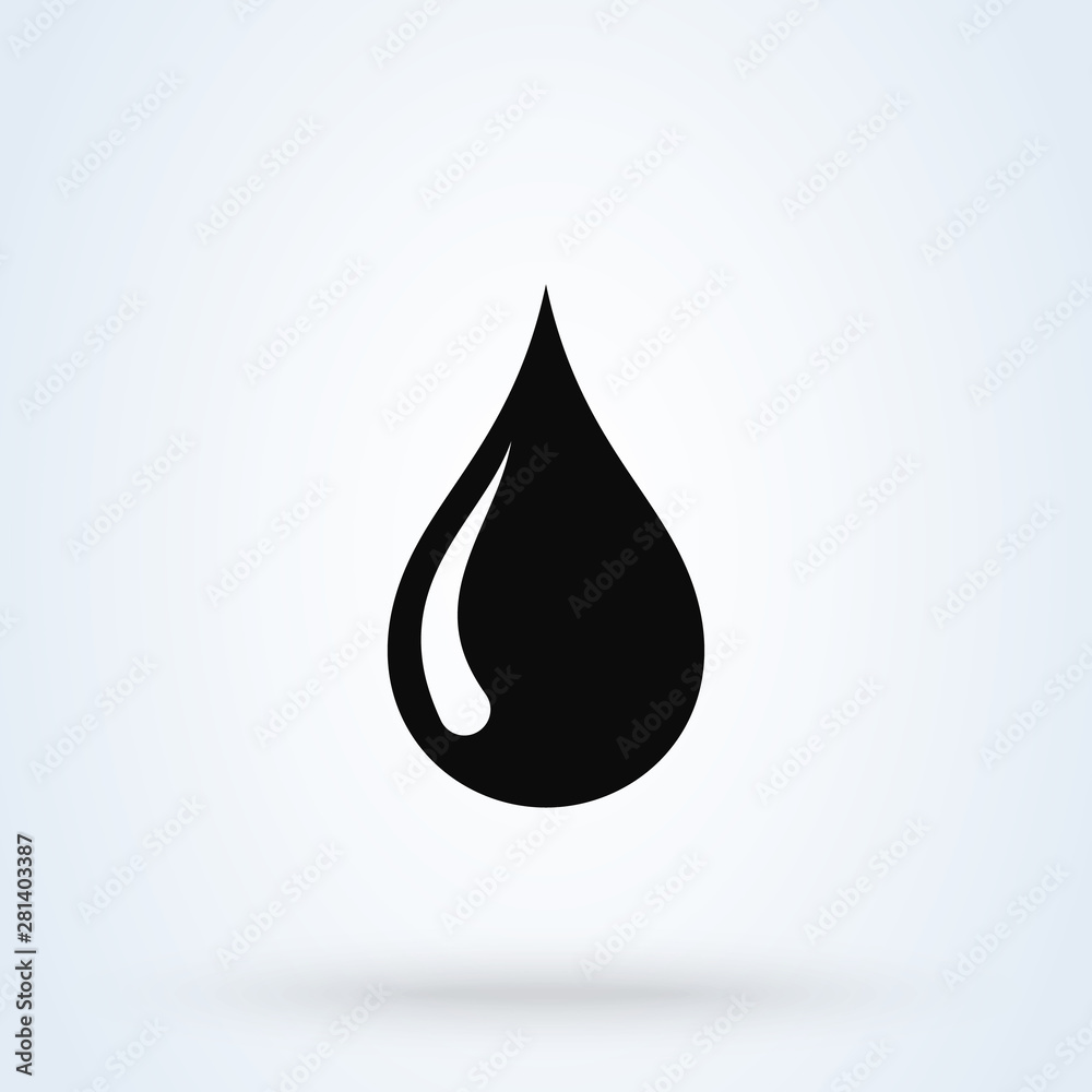 water rain drop. vector modern icon design illustration. water rain drop. vector modern icon design illustration.