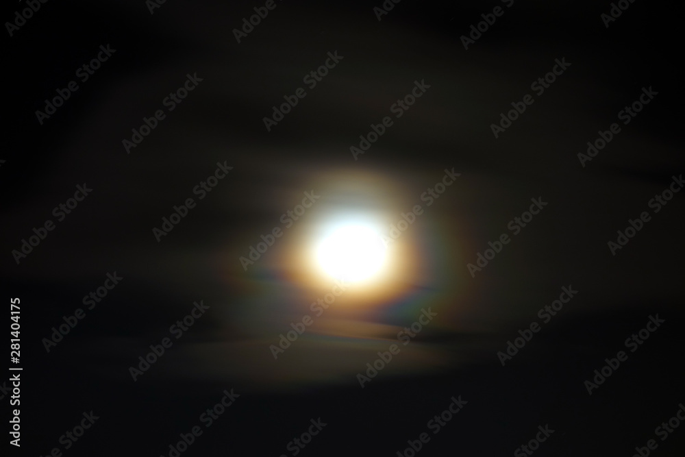 An object in the night sky called the moon An object in the night sky called the moon