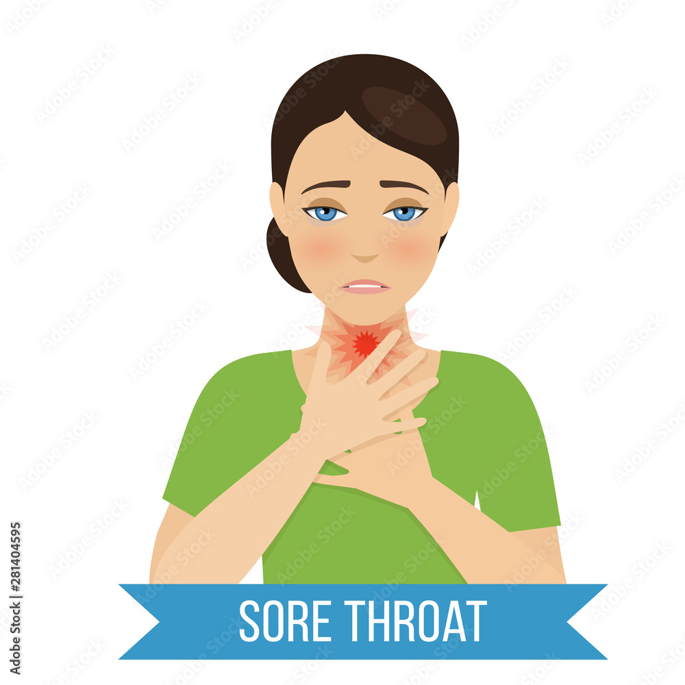 sore throat image clipart library