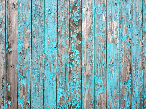 Wood Background planks paint old texture blue