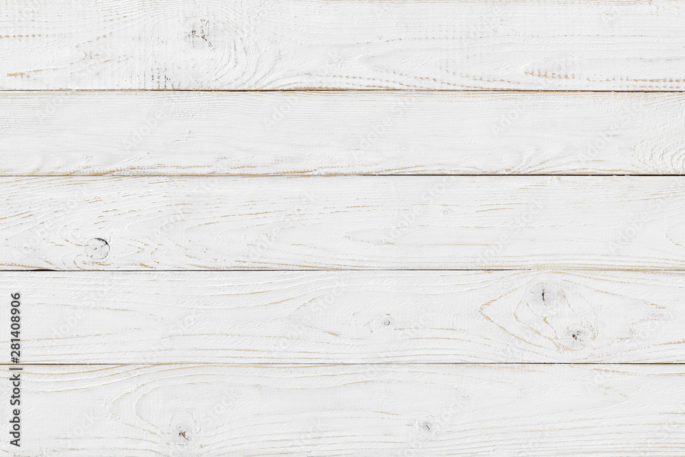 Naklejka premium white wood texture background, natural pattern