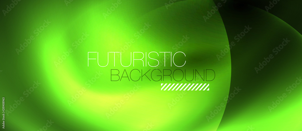 Neon glowing circles vector abstract background Neon glowing circles vector abstract background