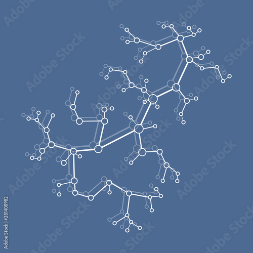 Structure of molecule and communication.