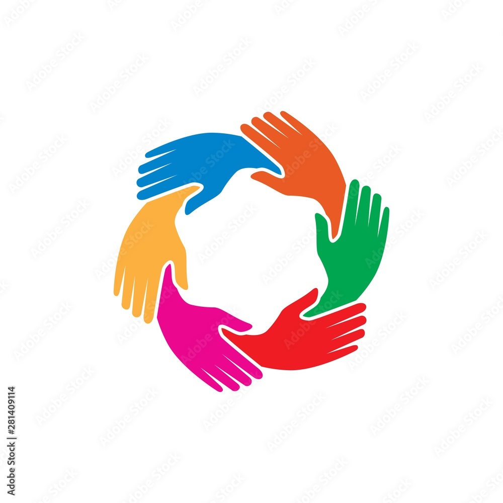 Fototapeta premium Hand Care Logo Template vector icon Business