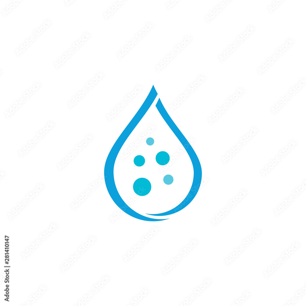 water drop Logo Template vector illustration design water drop Logo Template vector illustration design