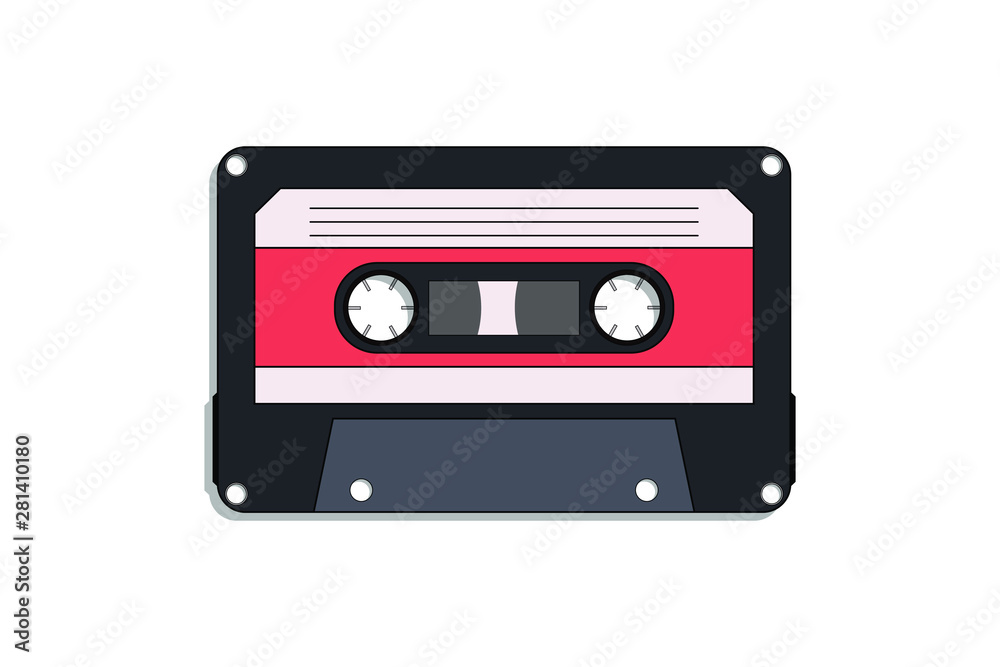 Cassette tape - flat design