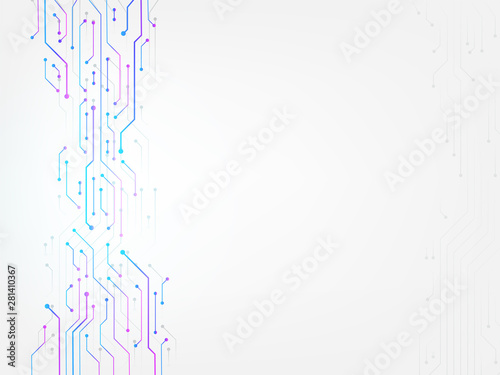 Abstract technology circuit board background.