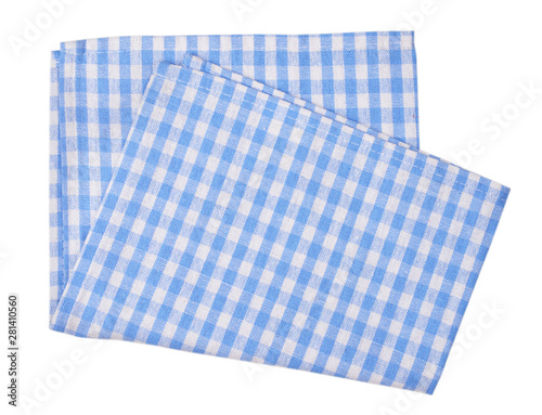 Blue napkin