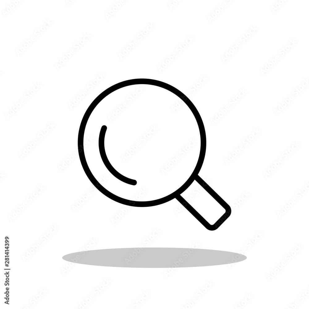Search icon in trendy flat style. Search symbol for your web site design, logo, app, UI Vector EPS 10. Search icon in trendy flat style. Search symbol for your web site design, logo, app, UI Vector EPS 10.