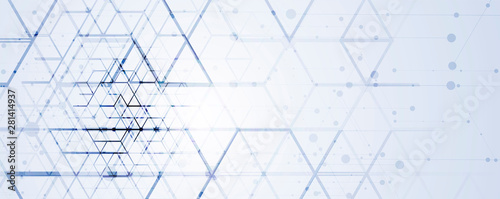 Abstract tech background. Futuristic technology interface