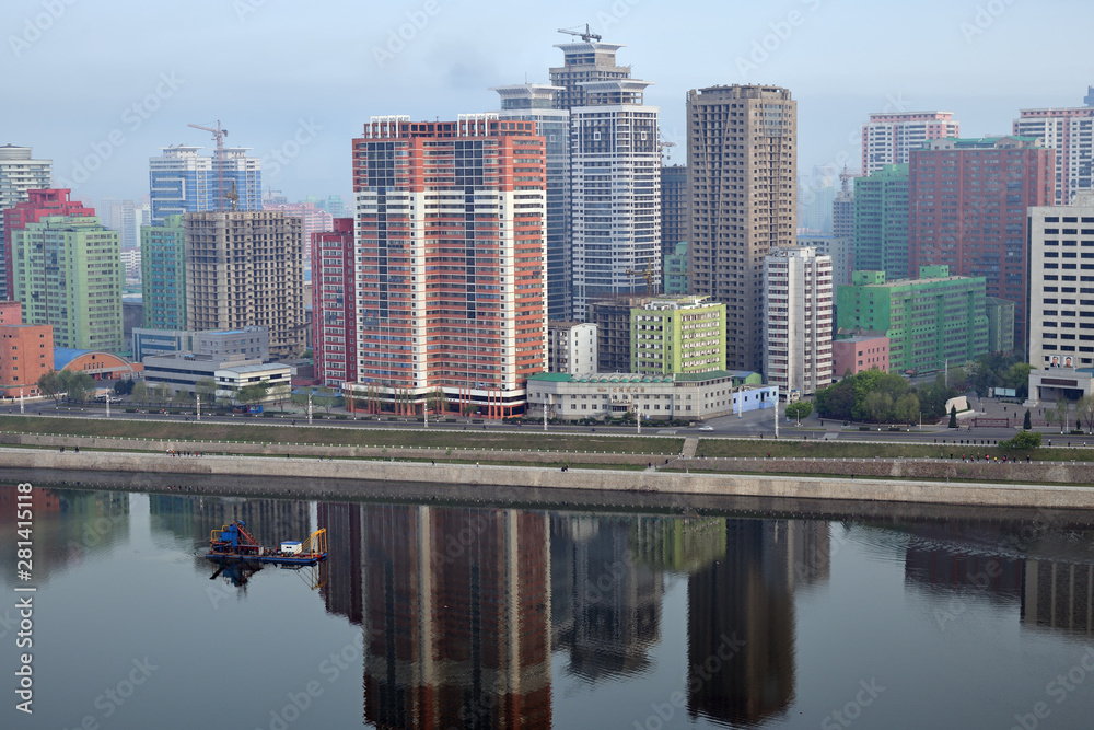 Fototapeta premium Pyongyang, capital of the North Korea. DPRK