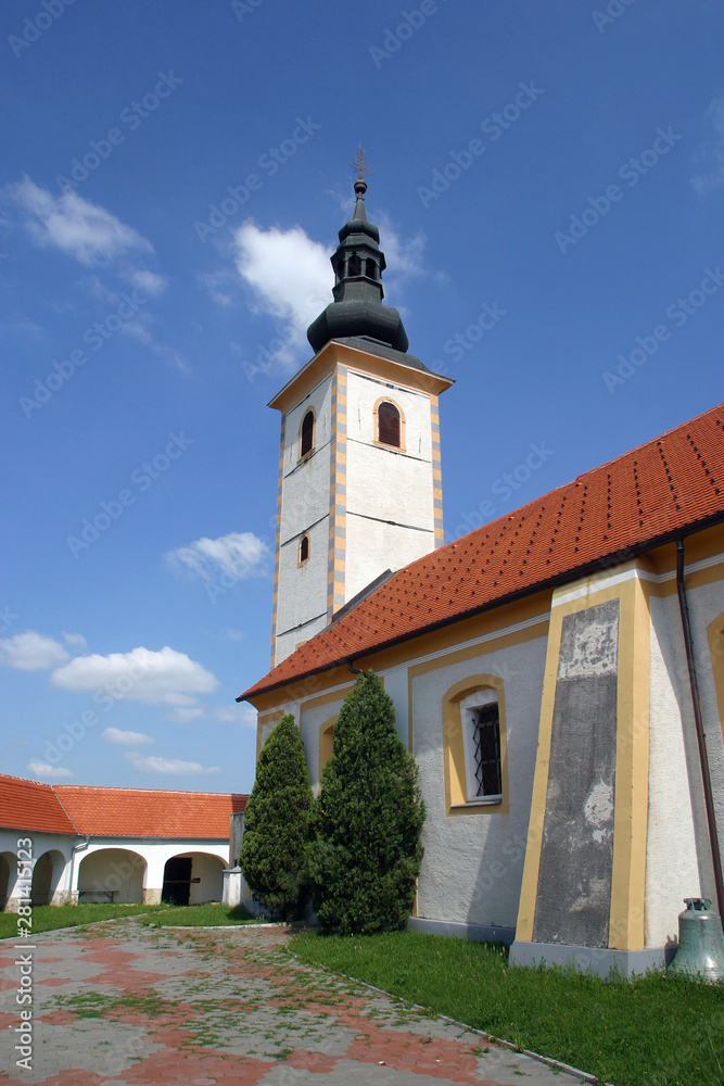 Church of the Three Kings in Komin, Croatia