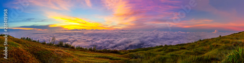 Beautiful panoramic view of Phu Tubberk, Thailand