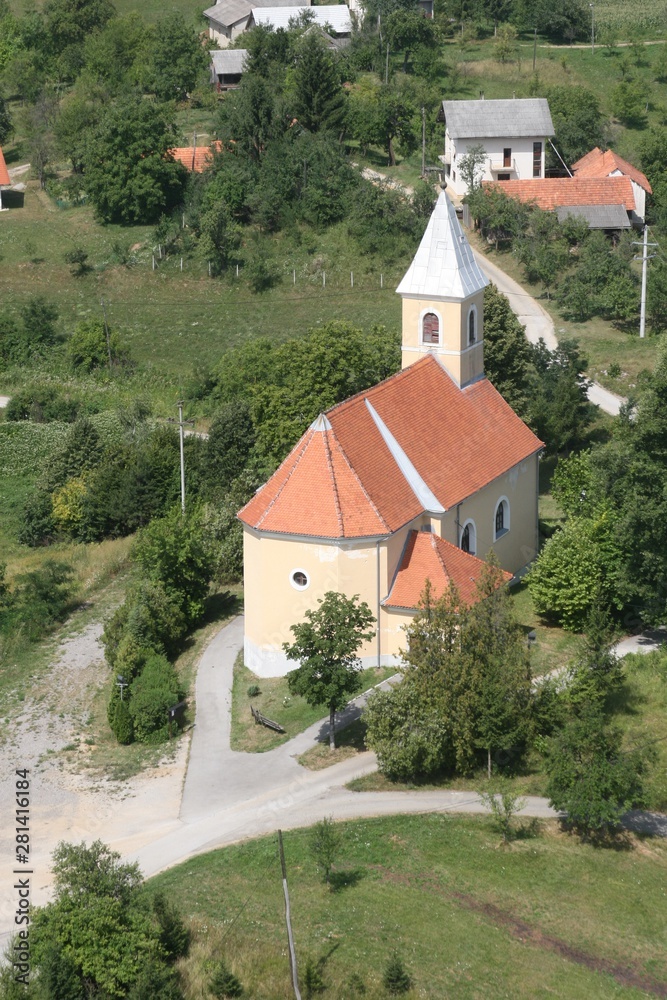 Church of Our Lady of Lourdes and St. Joseph in the Barilovicki Leskovac, Croatia