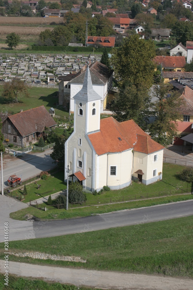 Parish church of the Saint Nicholas in Lijevi Dubrovcak, Croatia