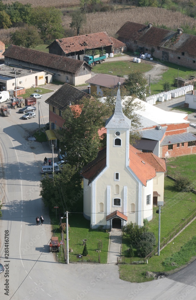 Parish church of the Saint Nicholas in Lijevi Dubrovcak, Croatia