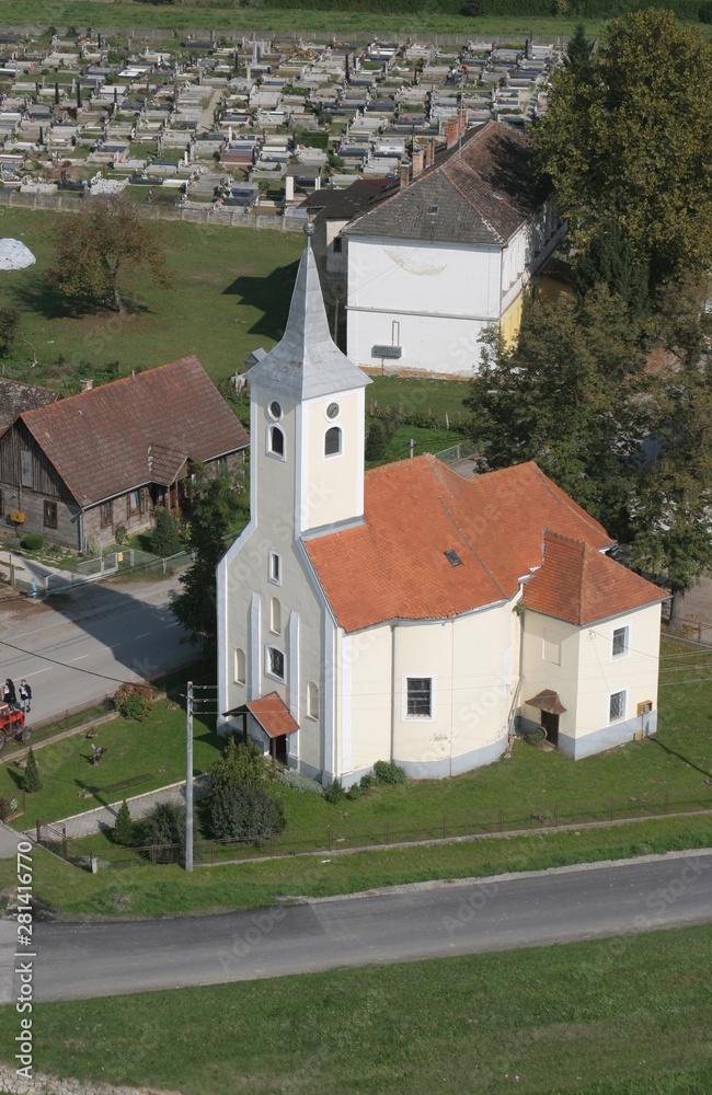 Parish church of the Saint Nicholas in Lijevi Dubrovcak, Croatia