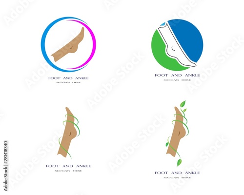 foot Logo Template