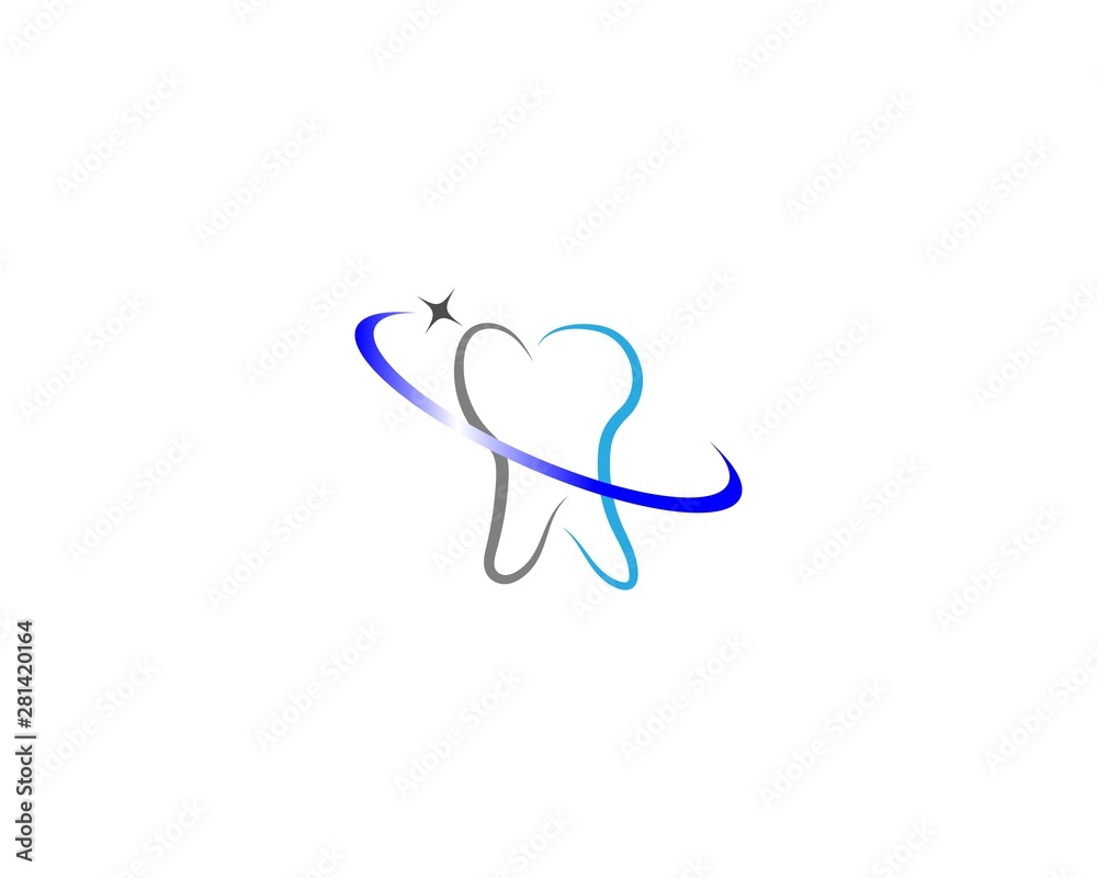 Dental logo Template vector illustration icon design Dental logo Template vector illustration icon design