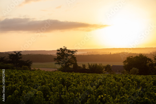 Levé de soleil en Anjou