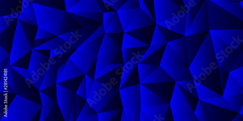 Vector geometric background – abstract mosaic with gradient fill color 