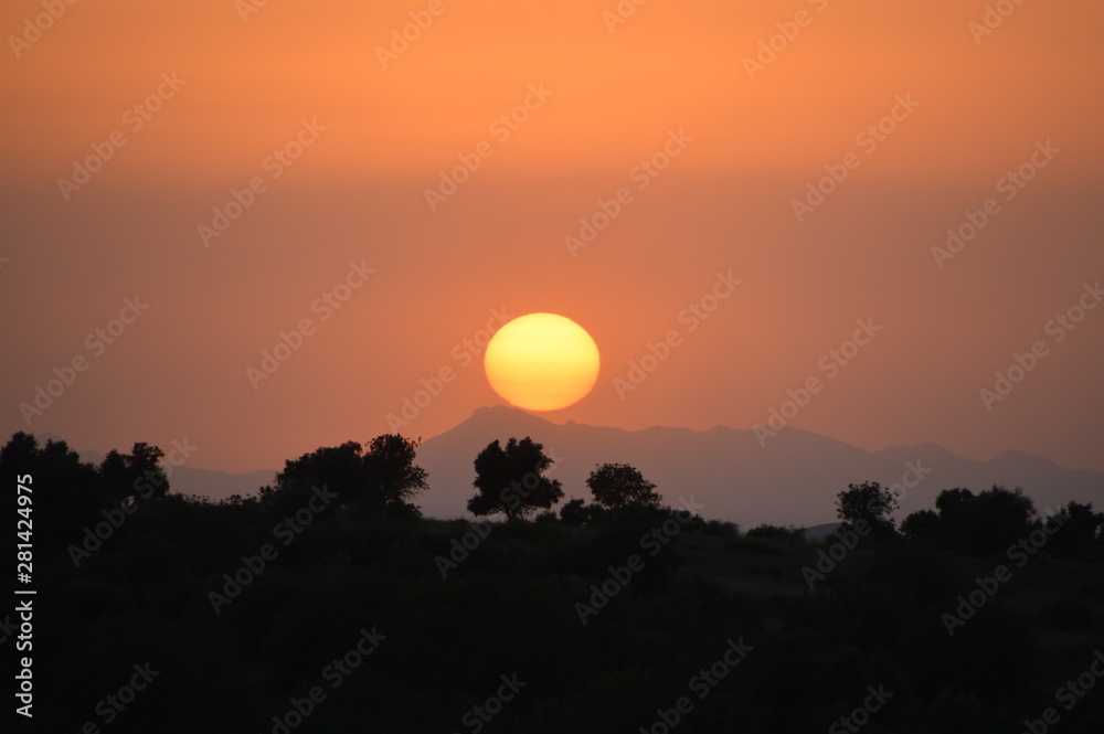 Atardecer en Demnate (Marruecos)