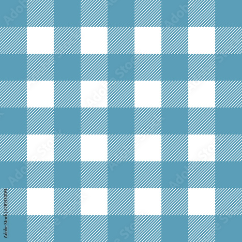 Blue checkered background on white