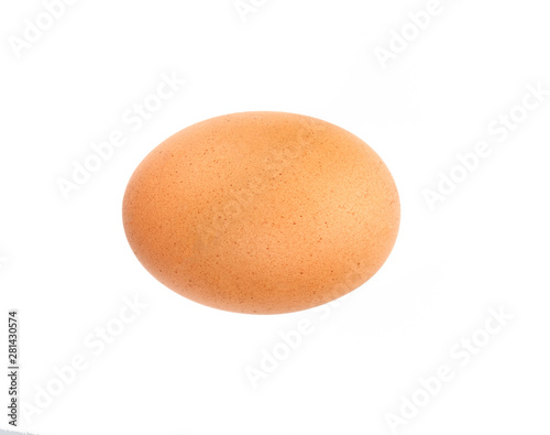 egg in white background