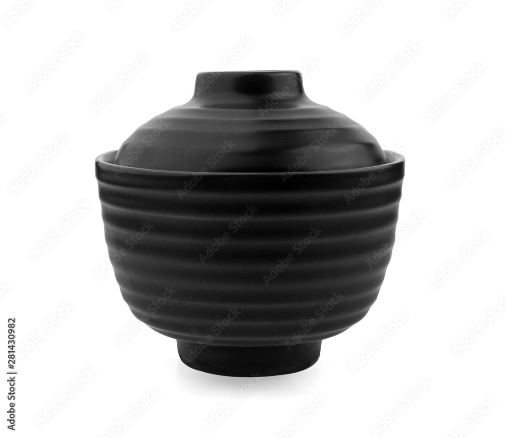 black bowl on white background black bowl on white background