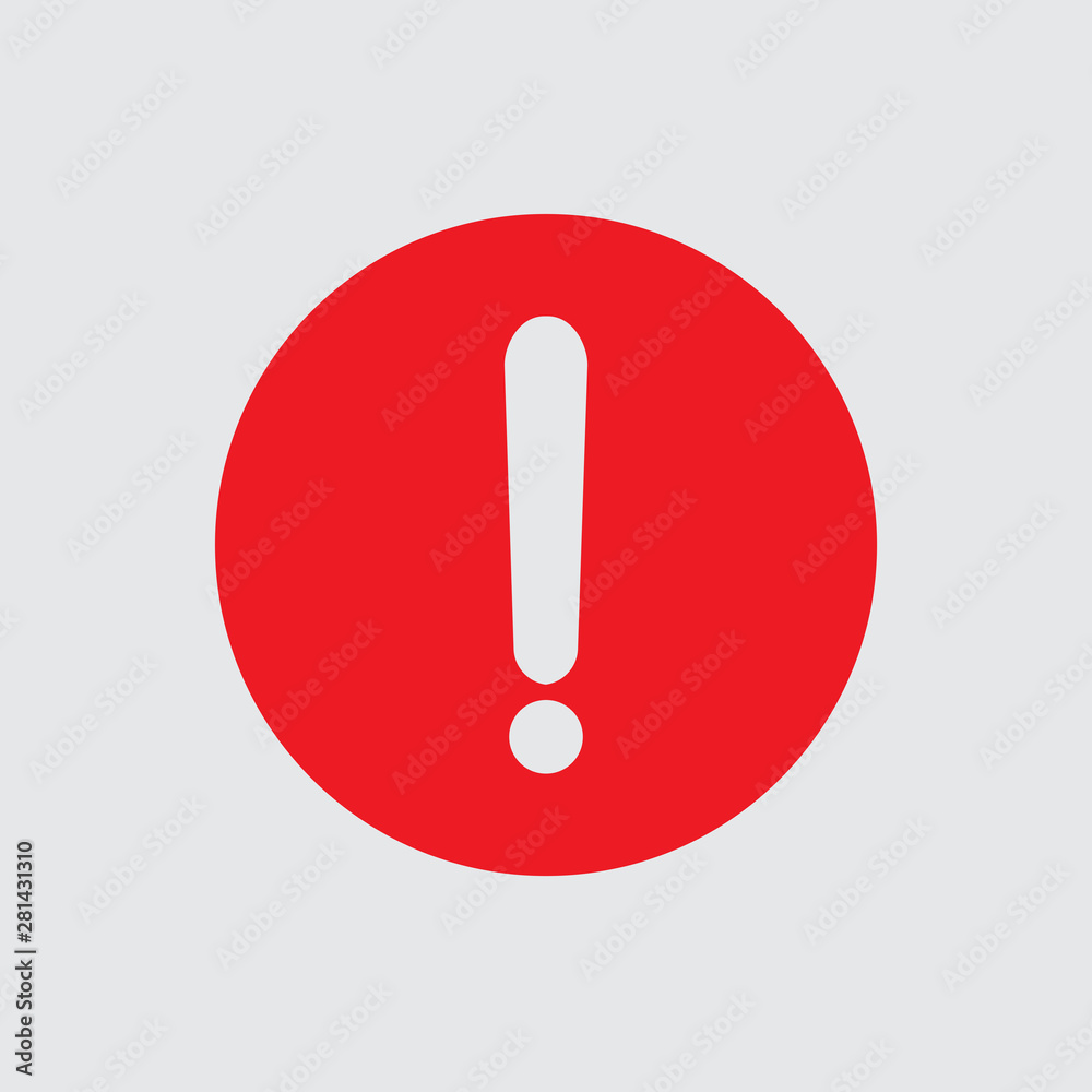 exclamation icon logo vector design template exclamation icon logo vector design template