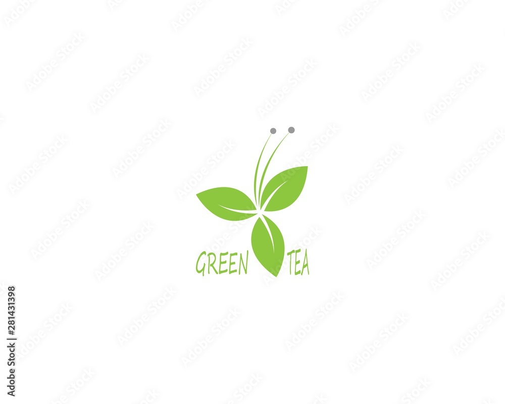 tea vector icon logo template tea vector icon logo template