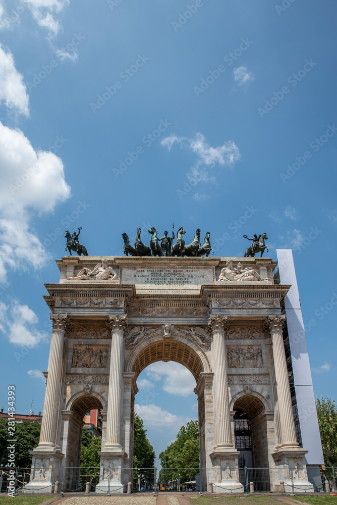 Arc of Peace in Milan, Italy