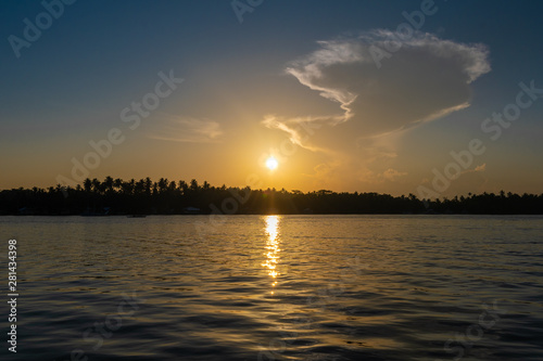 Sunrise in the Island