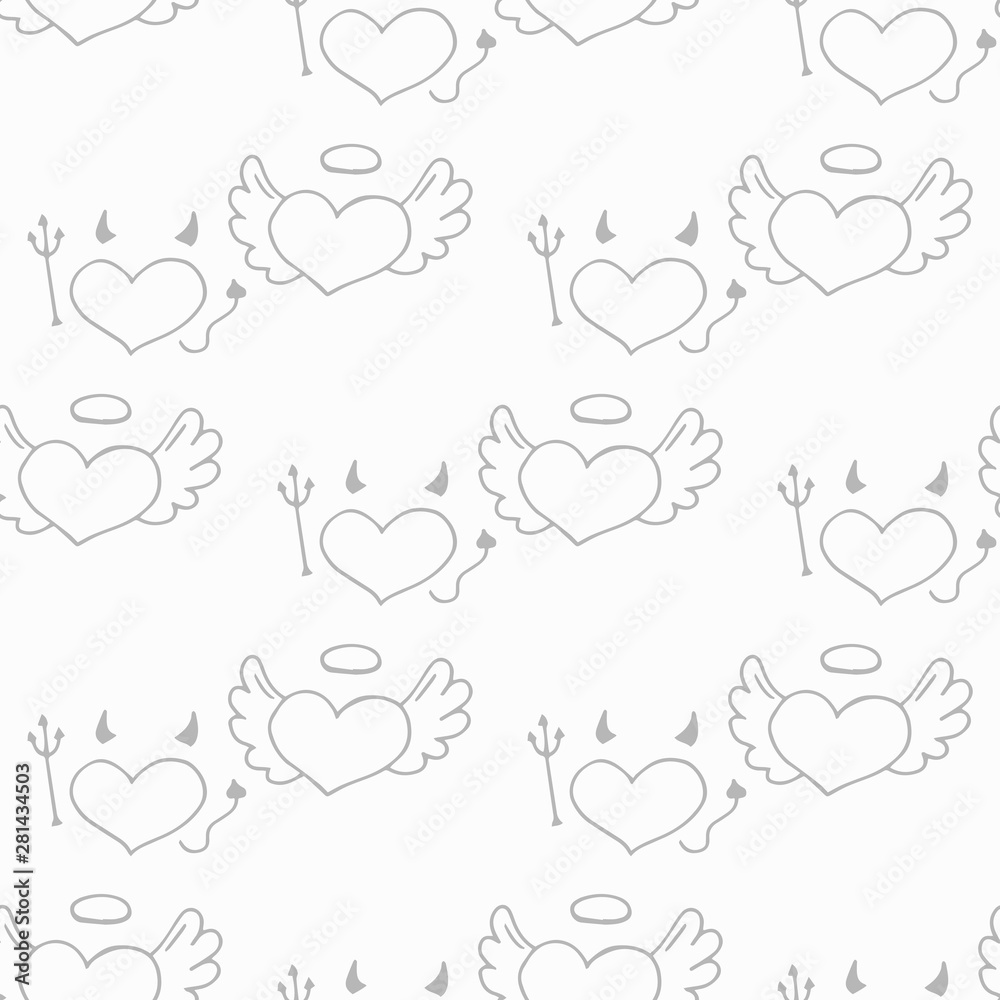 Valentine's Day seamless pattern heart Valentine's Day seamless pattern heart