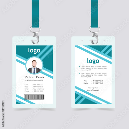 ID Card Template Design