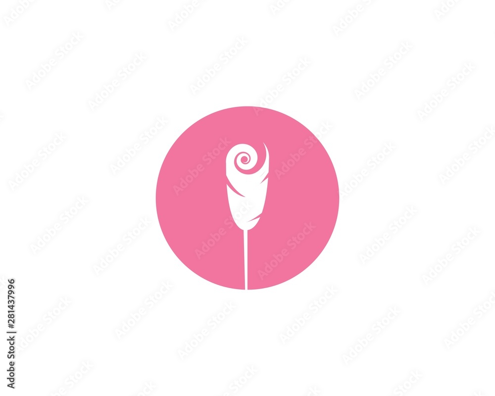 Rose flower Logo Template Rose flower Logo Template