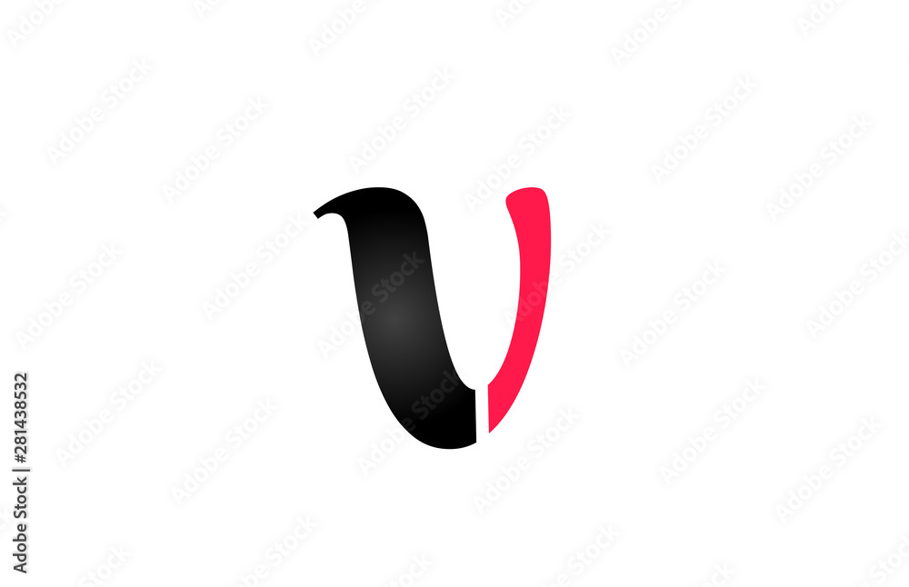 v alphabet letter logo design suitable for a company or business