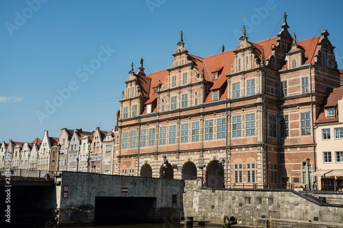 travel photo of old gdansk city  europ architecture 